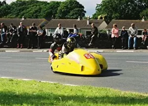 Images Dated 12th July 2017: Ray Walker & Paul Goodwin (Windle) 2004 Sidecar TT