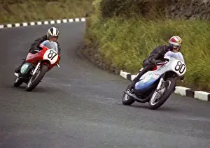 Bultaco Prints: Raymond Eglinton (Bultaco) and Dave Kirwan (Westridge Aermacchi)