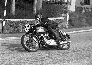 Images Dated 21st September 2013: Raymond Kelly (Triumph) 1955 Senior Clubman TT