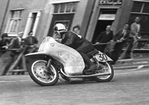 Images Dated 3rd May 2020: Reg Armstrong (NSU) 1954 Lightweight TT