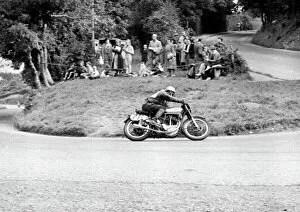 1950 Junior Manx Grand Prix Collection: Reg Dearden (Norton) 1950 Junior Manx Grand Prix