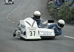 Images Dated 16th September 2020: Reg Pridmore & Ken Greene (Yamaha) 1978 Sidecar TT