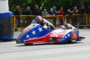 Remy Guignard & Frederique Poux (Honda SGR) 2015 Sidecar TT