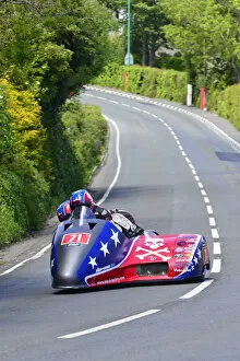 Remy Guignard & Frederique Poux (SGR Honda) 2015 Sidecar TT