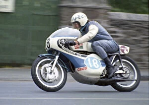1972 Junior Manx Grand Prix Collection: Rex Wainwright (Yamaha) 1972 Junior Manx Grand Prix