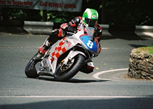Images Dated 17th January 2018: Richard Britton (DMR Honda) 2004 Junior TT
