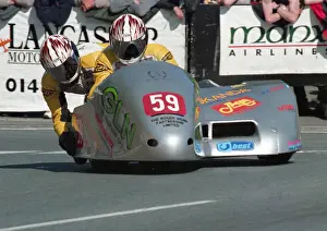 Richard Gatt & Garry Gatt (Shellbourne Honda) 1999 Sidecar TT
