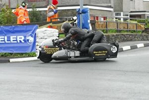 Images Dated 27th May 2013: Richard Pouwels & Kim van Loon-Pouwels (Harley Davidson) 2013 Pre TT Classic