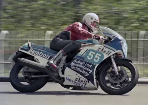 Images Dated 6th March 2020: Richard Rose (Suzuki) 1986 Production B TT