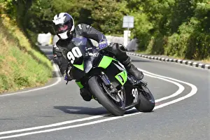 Richard Saville (Kawasaki) 2014 Junior Manx Grand Prix