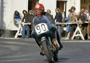 Images Dated 6th September 2019: Richard Swallow (Greeves) 1975 Lightweight Manx Grand Prix
