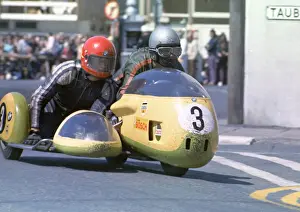 Richard Wegener & Derek Jacobson (BMW) 1973 500 Sidecar TT