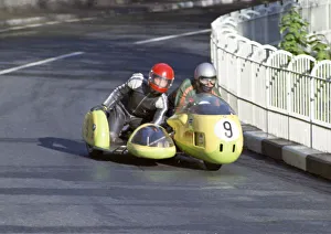 Images Dated 7th October 2020: Richard Wegener & Derek Jacobson (BMW) 1973 750 Sidecar TT