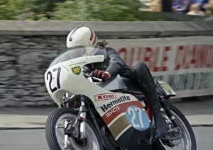 Images Dated 12th June 2022: Rick Attenborough (Bultaco) 1974 Junior Manx Grand Prix