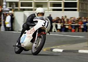 Images Dated 3rd October 2018: Rick Burrows (Yamaha) 1974 Junior Manx Grand Prix