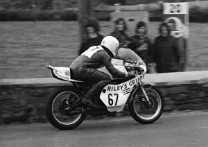 Images Dated 4th October 2018: Rick Burrows (Yamaha) 1977 Classic TT