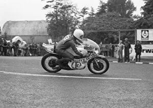 Images Dated 7th February 2022: Rick Burrows (Yamaha) 1977 Jubilee TT
