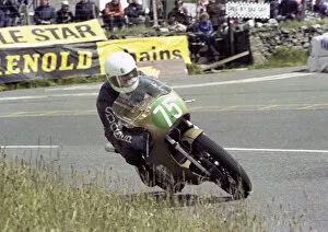 Images Dated 7th February 2022: Rick Burrows (Yamaha) 1980 Junior TT