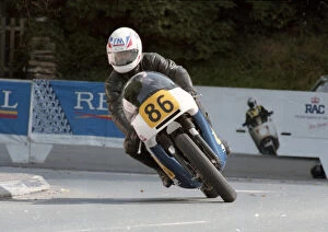 Images Dated 23rd May 2021: Ricky Bowers (Triumph) 1992 Senior Manx Grand Prix