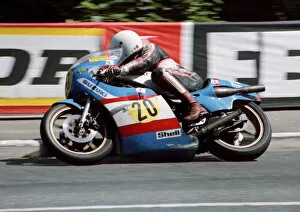 Images Dated 16th July 2019: Rob Brew (Suzuki) 1982 Senior TT