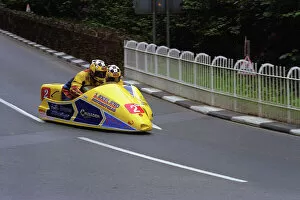 Images Dated 3rd August 2016: Rob Fisher & Nick Long (LMS) 2002 Sidecar TT
