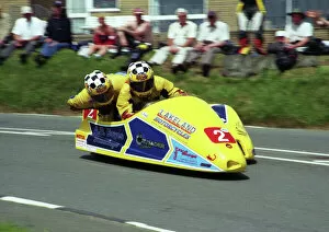 Images Dated 24th November 2017: Rob Fisher & Rick Long (DMR) 2002 Sidecar TT