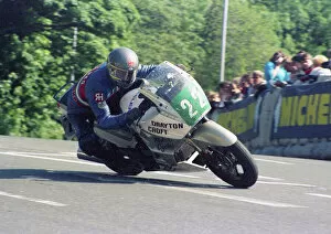 Images Dated 25th December 2021: Rob Haynes (Kawasaki) 1987 Production B TT