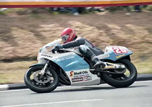 Images Dated 28th September 2021: Rob McElnea (Suzuki) 1983 Formula One TT