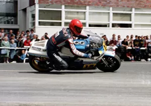Images Dated 11th July 2019: Rob McElnea (Suzuki) 1984 Senior TT