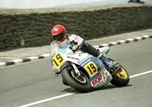 Images Dated 24th March 2013: Rob McElnea (Suzuki) 1984 Senior TT