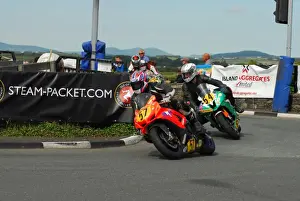 Rob Mitchel-Hill (Suzuki) and Mark Bamford (Yamaha) 2016 Southern 100