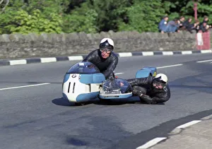 Images Dated 7th October 2020: Rob Williamson & Jack McPherson (BMW) 1973 750 Sidecar TT TT