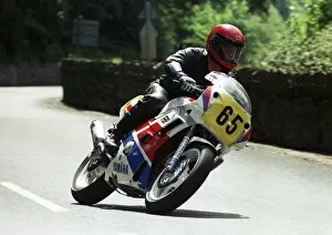 Images Dated 11th January 2018: Robbie Allan (Yamaha) 1990 Supersport 600 TT