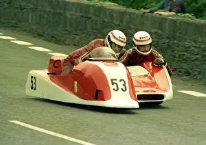 Robert Corkill & Paul Magee (Ireson Yamaha) 1986 Sidecar TT