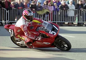 Images Dated 31st December 2021: Robert Holden (Ducati) 1996 Singles TT