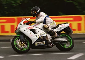 Images Dated 27th September 2018: Robert J Price (Kawasaki) 1999 Production TT