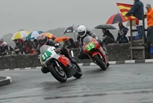 Images Dated 12th July 2007: Robert Knight (Honda) and Andrew Neill (Peter Berwick Honda) 2007 Southern 100