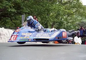 Robert Parker Prints: Robert Parker & Stuart Castles (Ireson Mistral) 2000 Sidecar TT