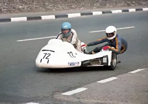 Images Dated 19th August 2020: Robert Smith & Donald Kay (Kawasaki) 1982 Sidecar TT