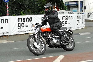 Images Dated 24th August 2013: Robert Taylor (Triumph) 2013 Classic TT Parade Lap