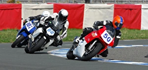 Images Dated 16th April 2016: Robert Temple (Honda), Laurence Cummins (Suzuki), Eddie Venn (Honda) April; Jurby