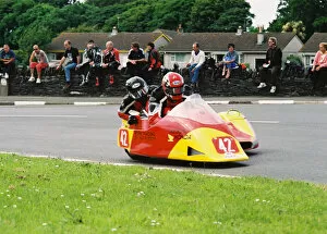 Images Dated 8th August 2018: Robert Verrier & Ian Conn (Ireson Honda) 2004 Sidecar TT