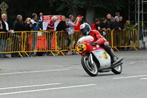 Images Dated 26th August 2013: Roberton Anelli (MV) 2013 Classic TT Lap of Honour