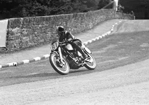 Robin Daykin (AJS) 1957 Junior NewcomersManx Grand Prix