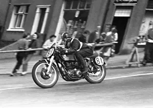 Robin Daykin (AJS) 1957 Junior NewcomersManx Grand Prix