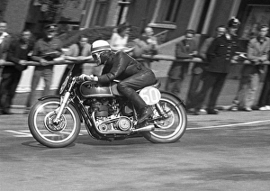 Images Dated 28th September 2013: Robin Sherry (AJS) 1953 Junior TT