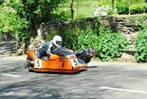 Images Dated 30th May 2016: Rod Bellas & Danny Quirk (BLR Imp) 2016 Pre TT Classic