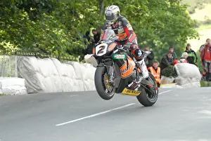 John McGuinness Prints: Rod Bellas & Geoff Knight (BLR Honda) 2009 Southern 100