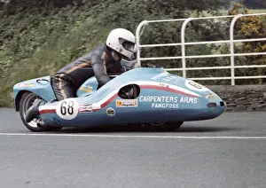 Rod Bellas & Geoff Knight (Kawasaki) 1983 Sidecar TT
