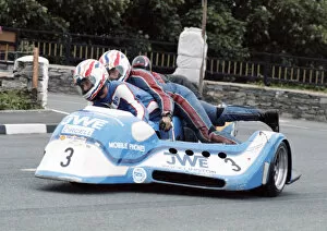 Images Dated 22nd May 2020: Rod Bellas & Geoff Knight (Suzuki) 1991 Southern 100